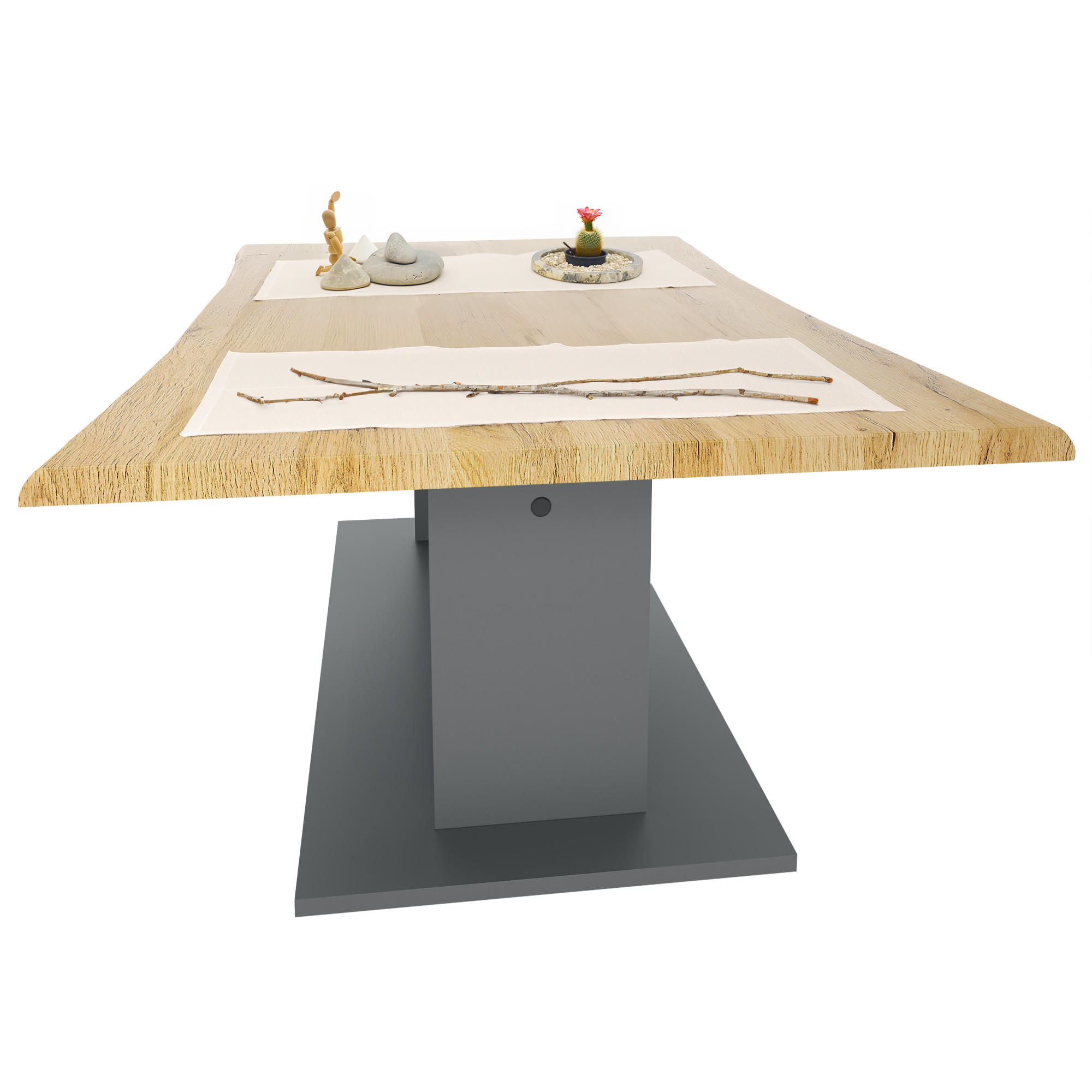 COUCHTISCH Melo Eiche Natur - Eichefarben, Holzwerkstoff (67.5/102/40cm) - Vladon