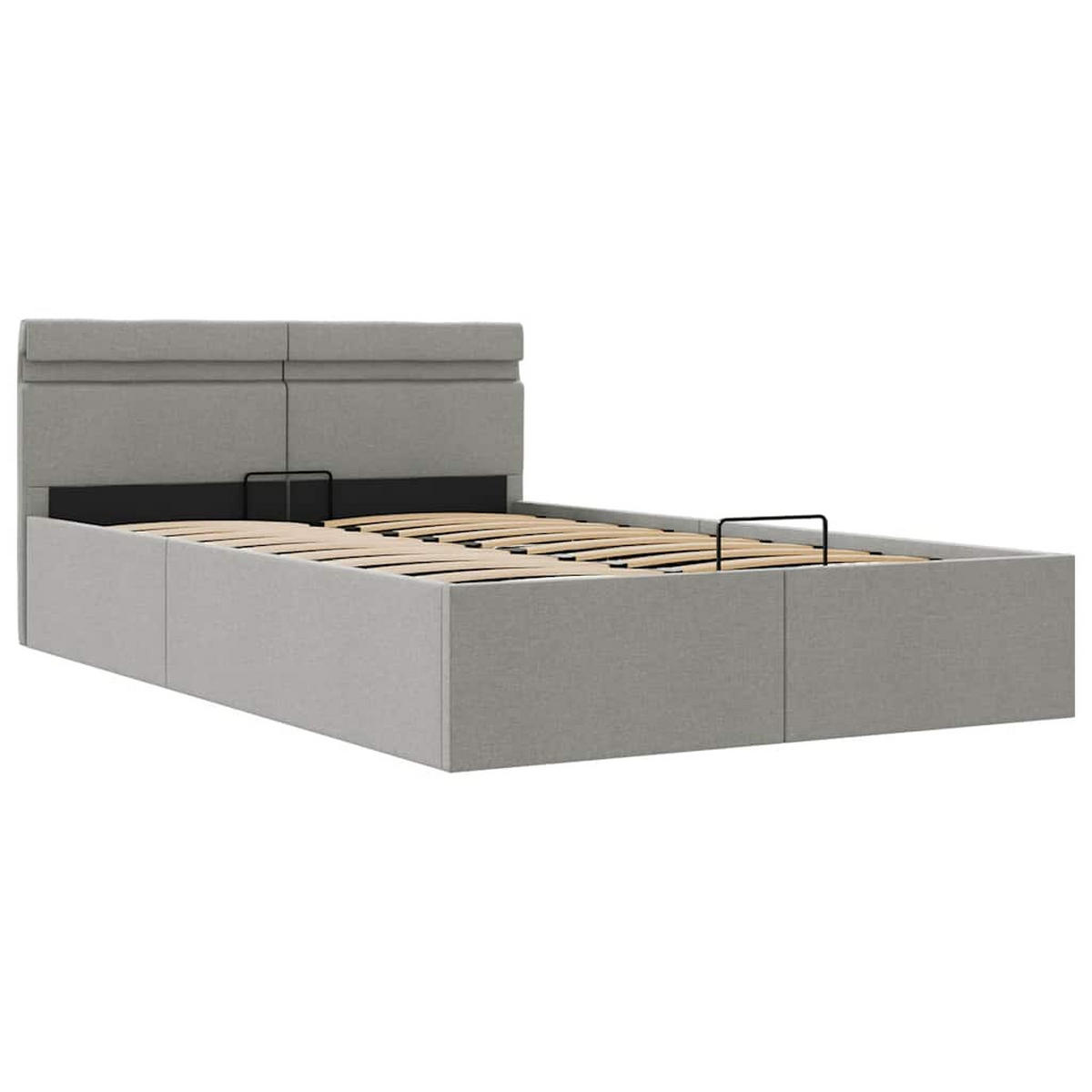 METALLBETT Irwin 148/211 cm - Grau, Metall (140/200cm) - Nettlife