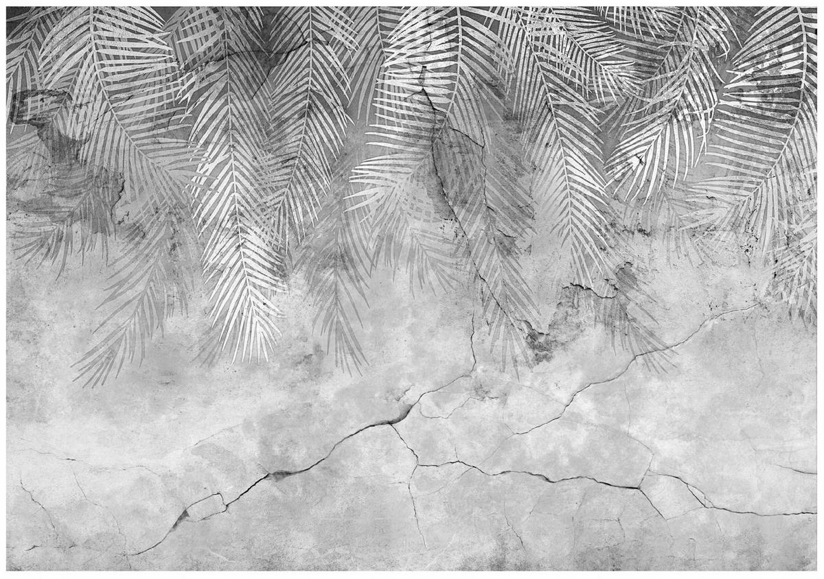 FOTOTAPETE Blätter Natur Vliestapete Tapete 300x210 - Multicolor, Papier (300/210cm) - Wallarena
