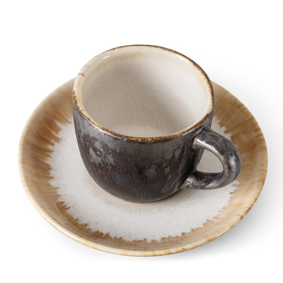 GESCHIRRSET PRIMA, 6-Personen, 18-tlg, Hellbeige - Beige, Keramik (19.5/2.5/17.5cm) - KONSIMO®