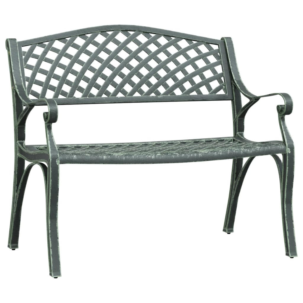 furnicato Gartenbank Grün 102x83x50 cm