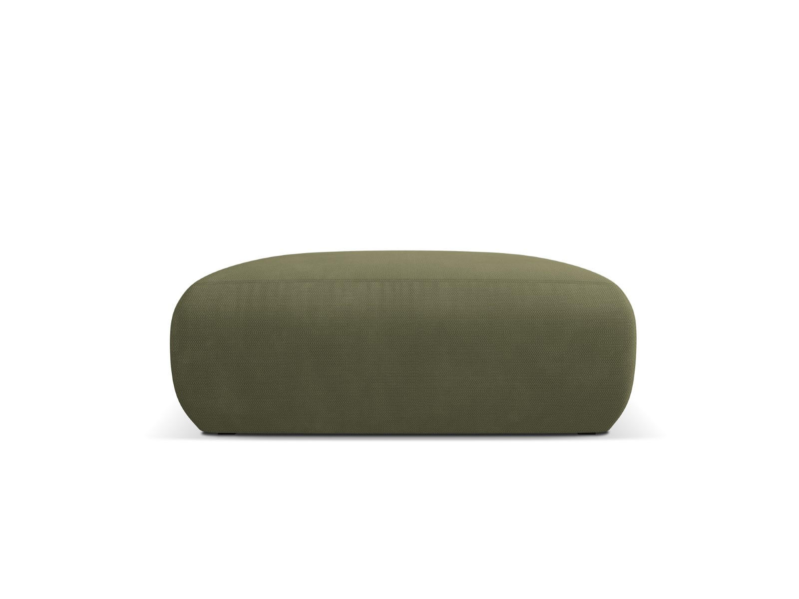 POUF Molino aus strukturiertem Stoff hellgrün - Hellgrün, Textil (100/36/100cm) - Micadoni