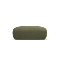 POUF Molino aus strukturiertem Stoff hellgrün - Hellgrün, Textil (100/36/100cm) - Micadoni