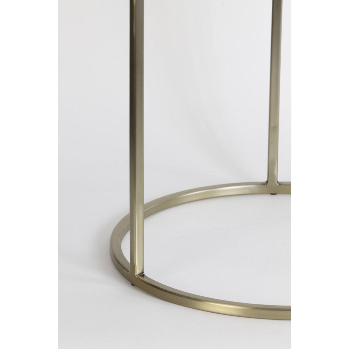 LIGHT & Living - Beistelltisch DUARTE - Ø50x52cm - Gold - 2er-Set - Goldfarben, Metall (50/50/52cm) - Light & Living