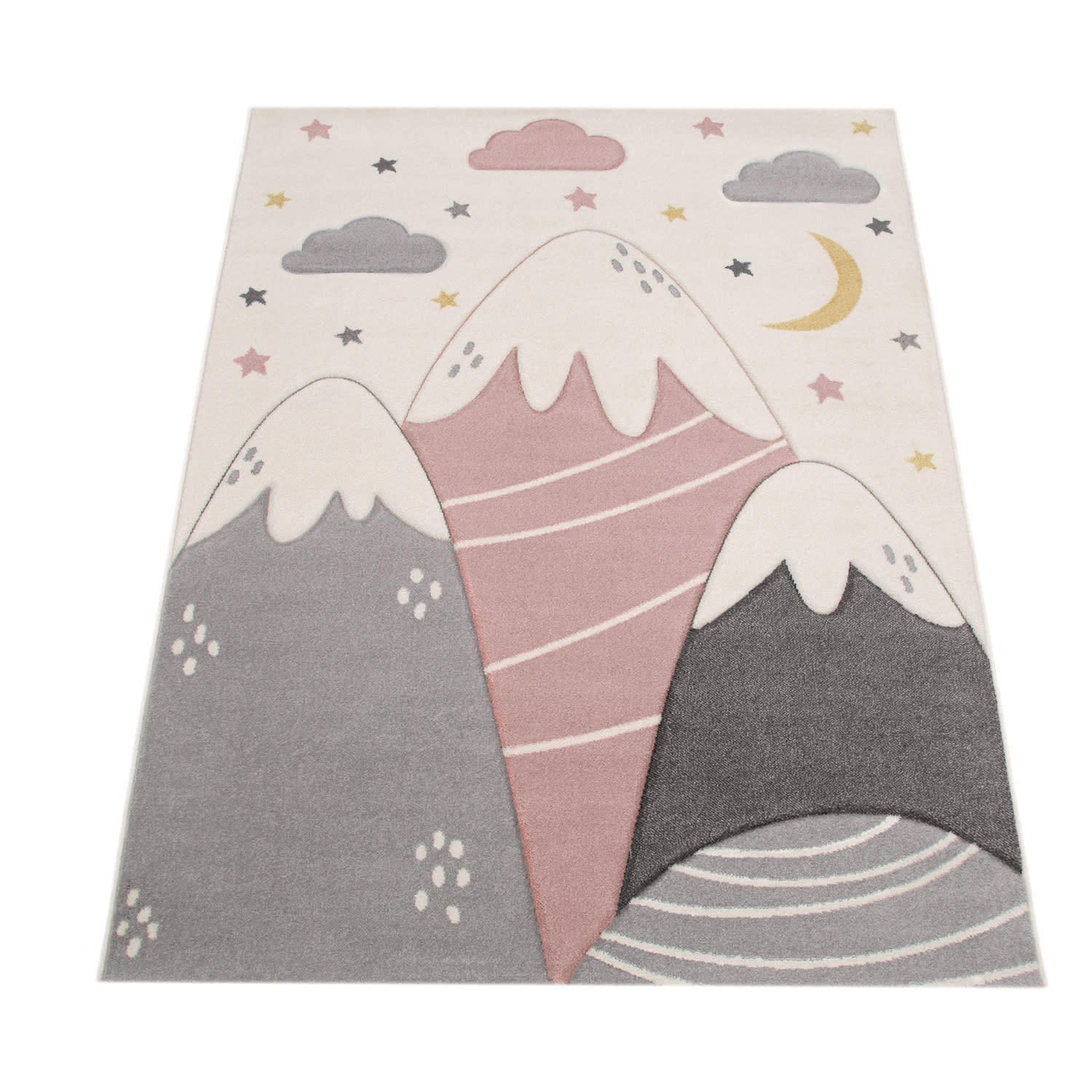 KINDERTEPPICH 133/133 cm Cosmo 707 - Pink, Kunststoff (133/133cm) - Paco Home