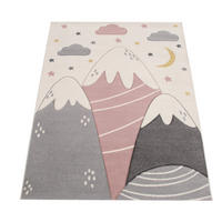 KINDERTEPPICH 133/133 cm Cosmo 707 - Pink, Kunststoff (133/133cm) - Paco Home