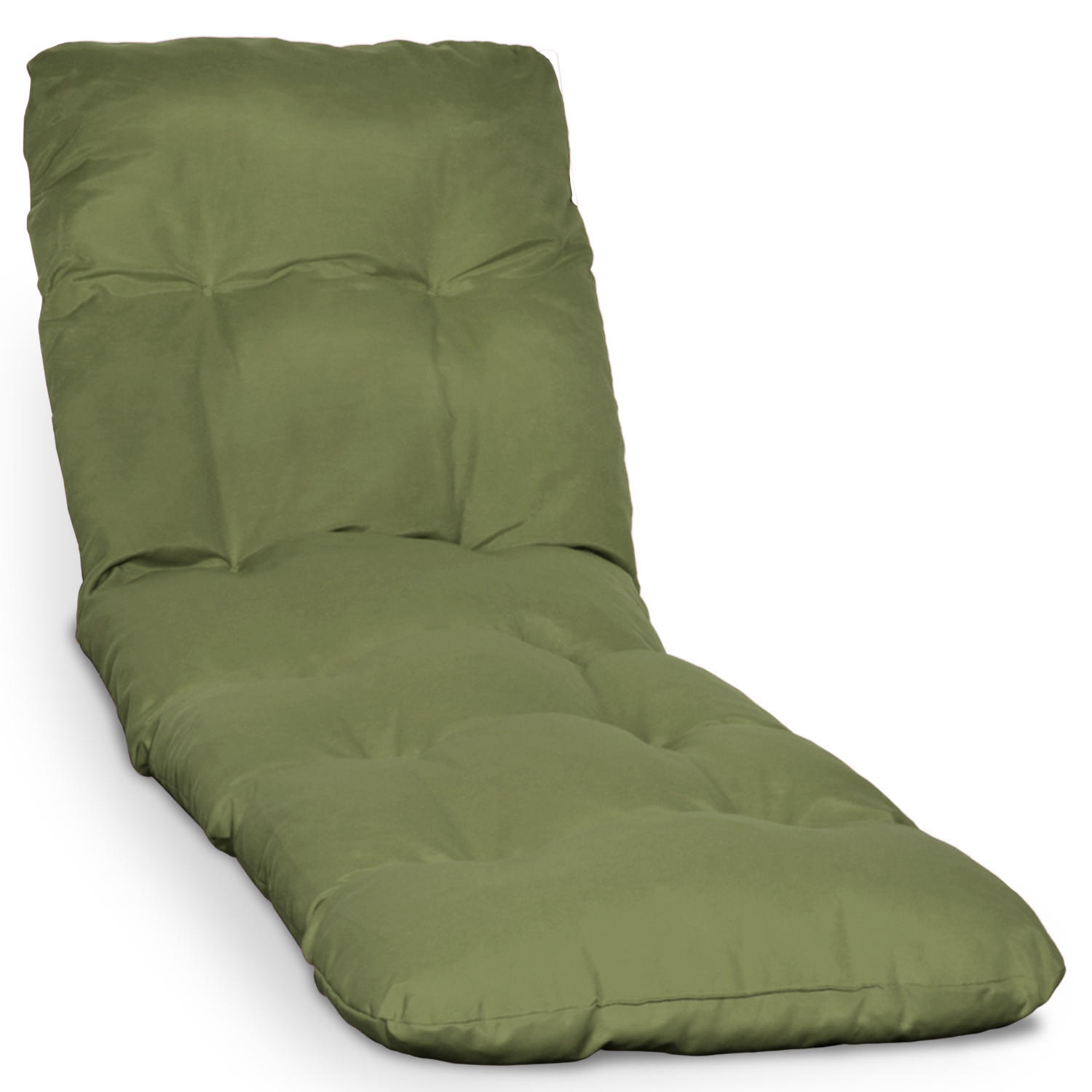 ROLLLIEGENAUFLAGE Flair RL 190x60x8cm Olivgrün - Olivgrün, Textil (60/190cm) - Beautissu 