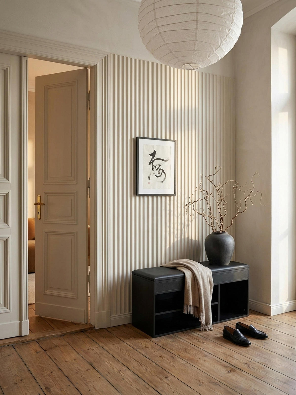 SCHUHBANK – Kunstleder/Holz, 104x51x32 cm, Schwarz, mit Stauraum - Schwarz, Holzwerkstoff/Textil (104/51/32cm) - KADIMA DESIGN