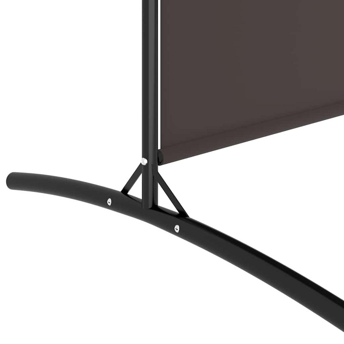 PARAVENT 6-teilig Braun 520/180 Cm Stoff - Braun, Textil (520/180/0.1cm) - vidaXL