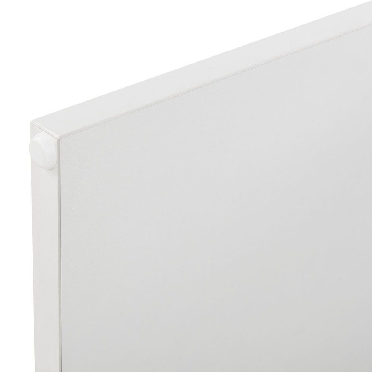 HOCKER Melly weiß mit Sitzkissen ideal für Schminktisch - Weiß, Textil (40/43/30cm) - Juskys