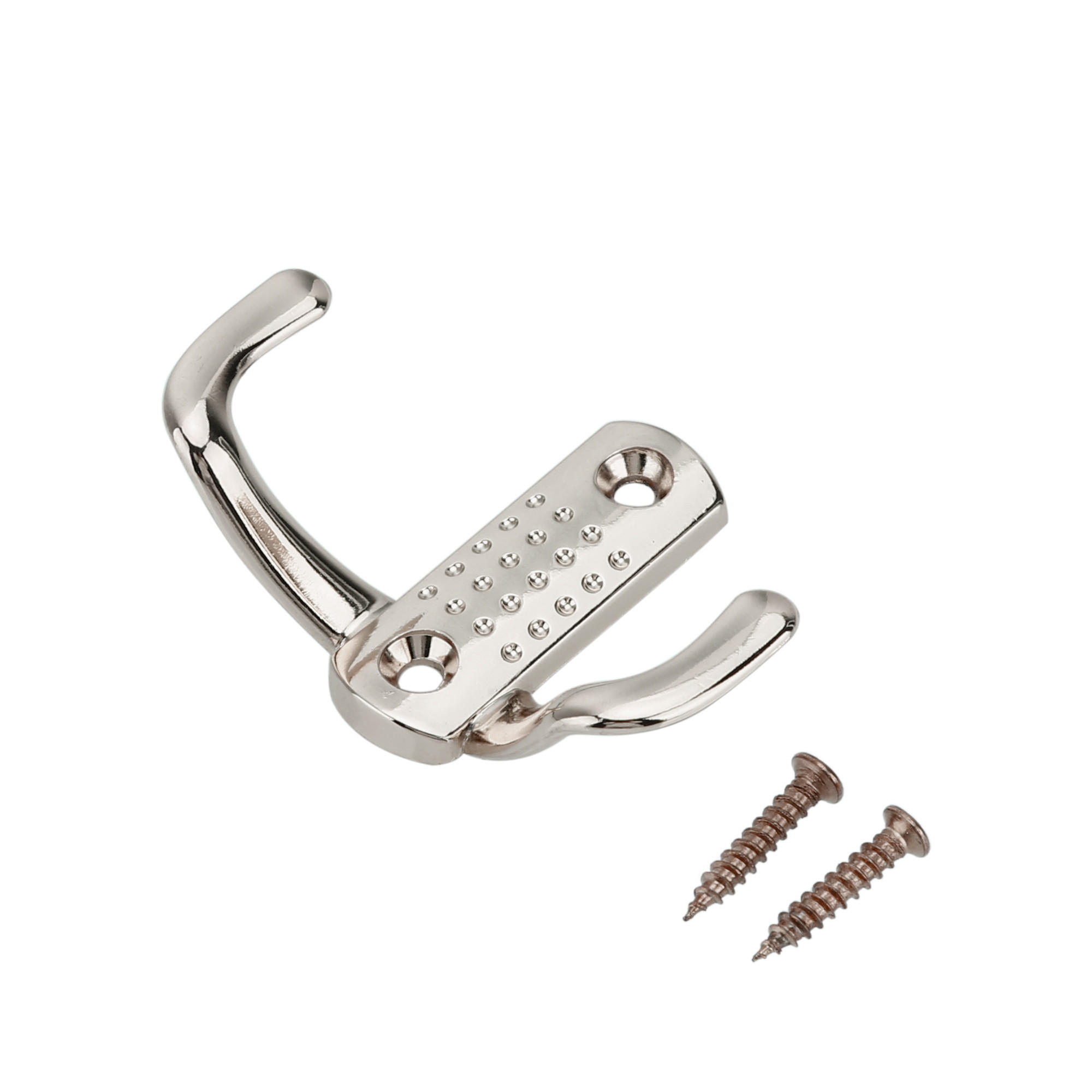 KLEIDERHAKEN 7 / 4.7 cm - Nickelfarben, Metall (1.69/4.7/7cm) - Intirilife