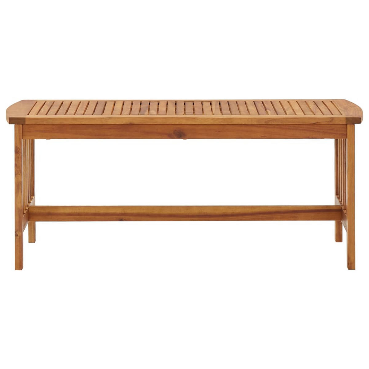 COUCHTISCH 102x50x43 cm Massivholz Akazie - Braun, Holz (102/50/43cm) - furnicato