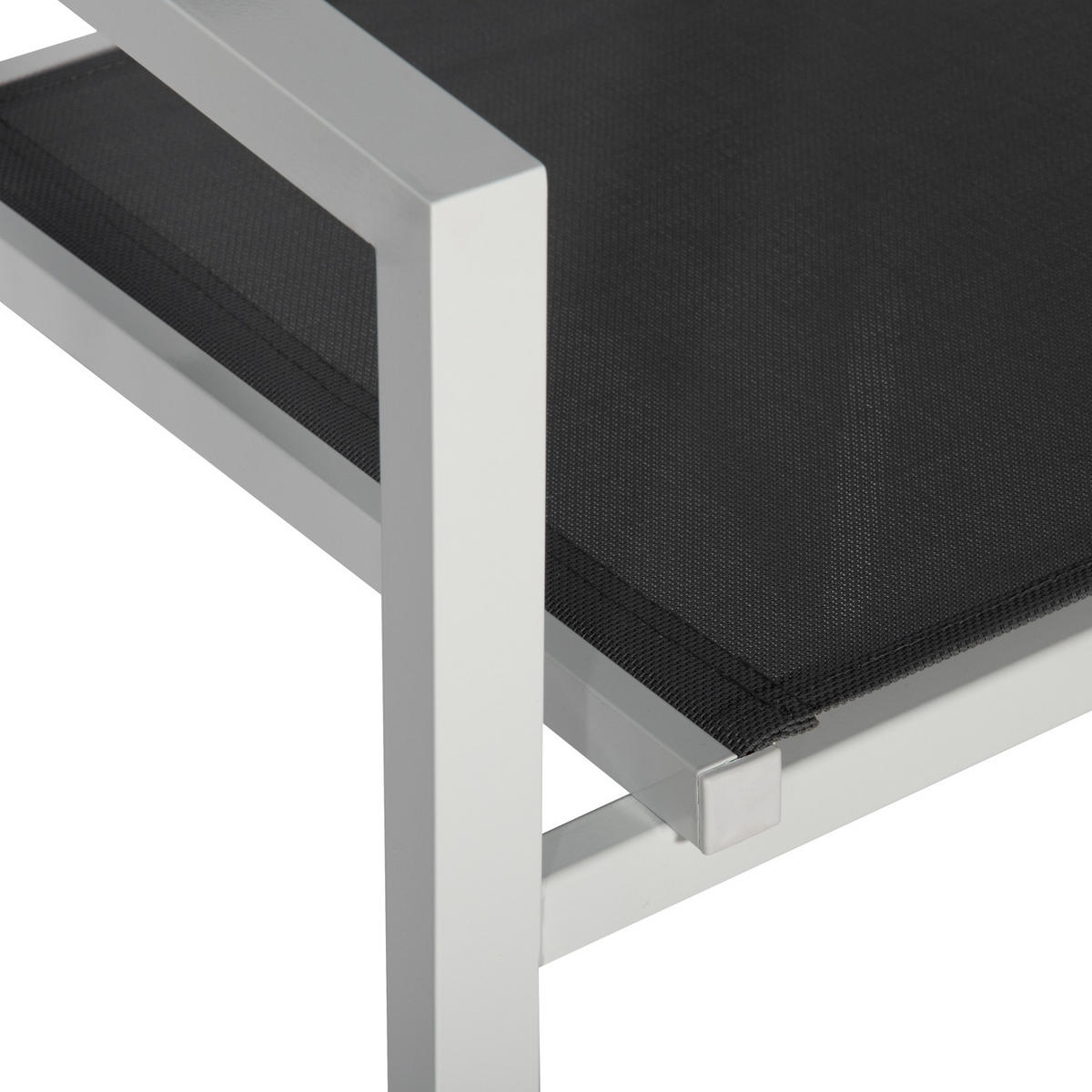 GARTENSTÜHLE Weiß und Grau 8er-Set - Weiß, Kunststoff (57/89.5/56.5cm) - Happy Garden