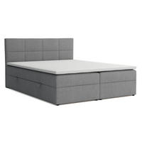 BOXBETT Betty mit Bettkästen und Matratze H2/H3 140 x 200 cm - Grau, Holzwerkstoff (140/200cm) - VENASI MÖBEL