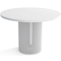 TISCH Weiss DIEGO Ausziehbar - Weiß, Holzwerkstoff (100/48/77cm) - Sepro Meble
