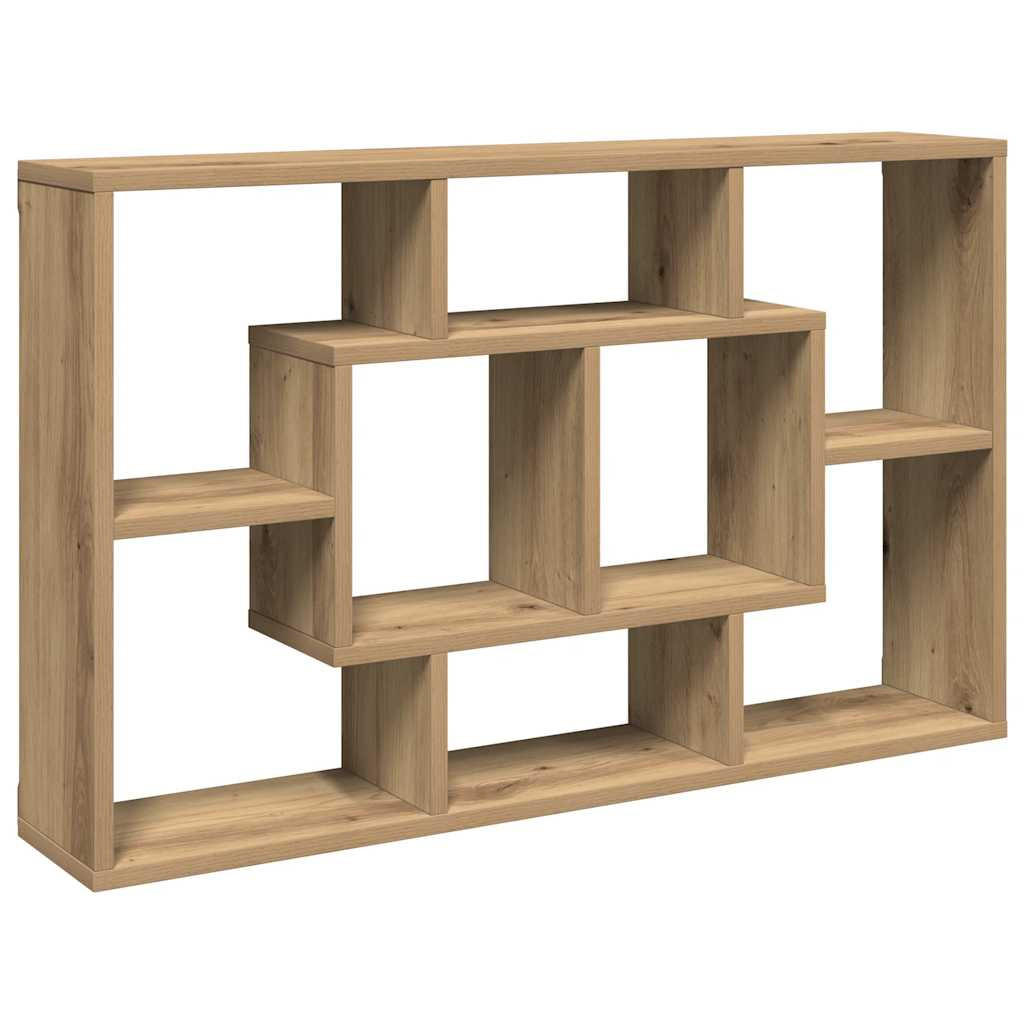 WANDREGAL Artisan-Eiche 85/16/52,5 Cm Holzwerkstoff - Eiche Artisan, Holzwerkstoff (85/52.5/16cm) - vidaXL