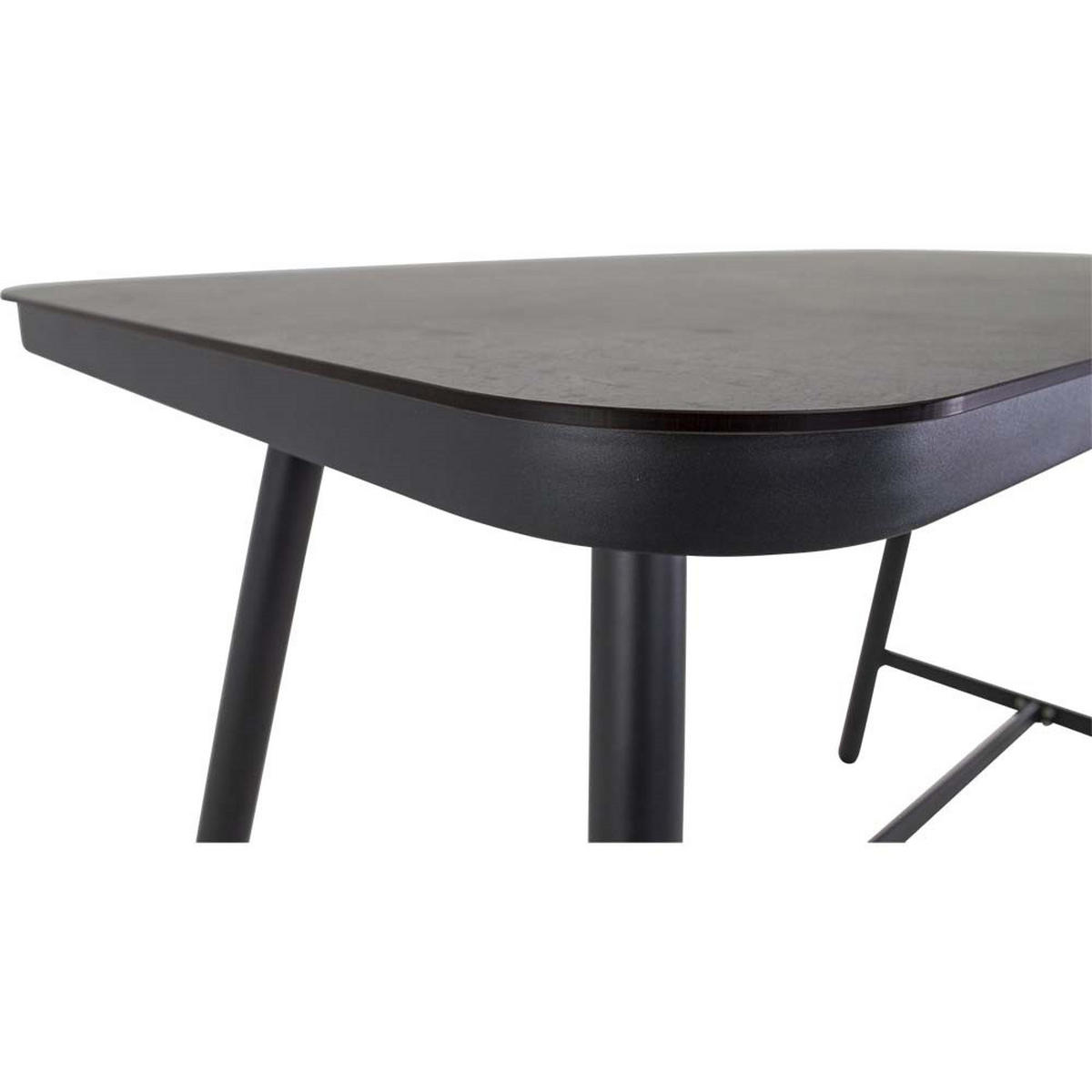GARTENTISCH Milazzo - Anthrazit - 150/75/100 cm - Dunkelgrau, Metall (150/75/100cm) - Lesli Living