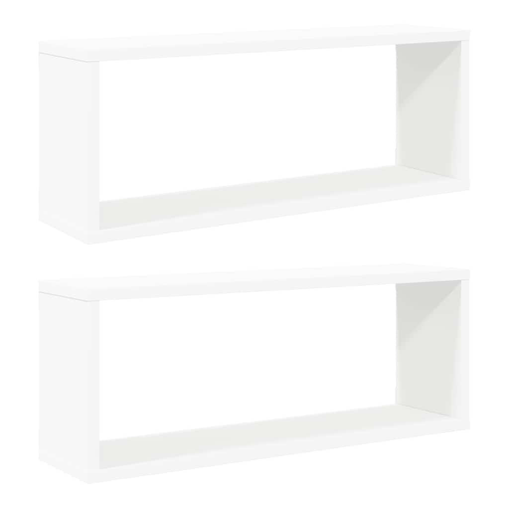 vidaXL Würfelregale Weiß 60x23x15 cm