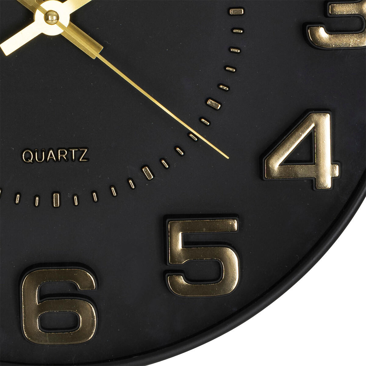 WANDUHR Doris Ø 30 cm - Schwarz, Kunststoff (30/30/4.4cm) - Atmosphera Createur d´interieur