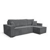 ECKSOFA TAVO L mit Stauraum, Grau - Grau, Textil (244/145cm) - KS Home Concept
