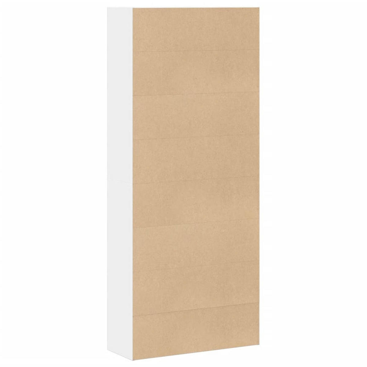 BÜCHERREGAL Weiss 80/30/189 Cm Holzwerkstoff - Weiß, Holzwerkstoff (30/189/80cm) - vidaXL