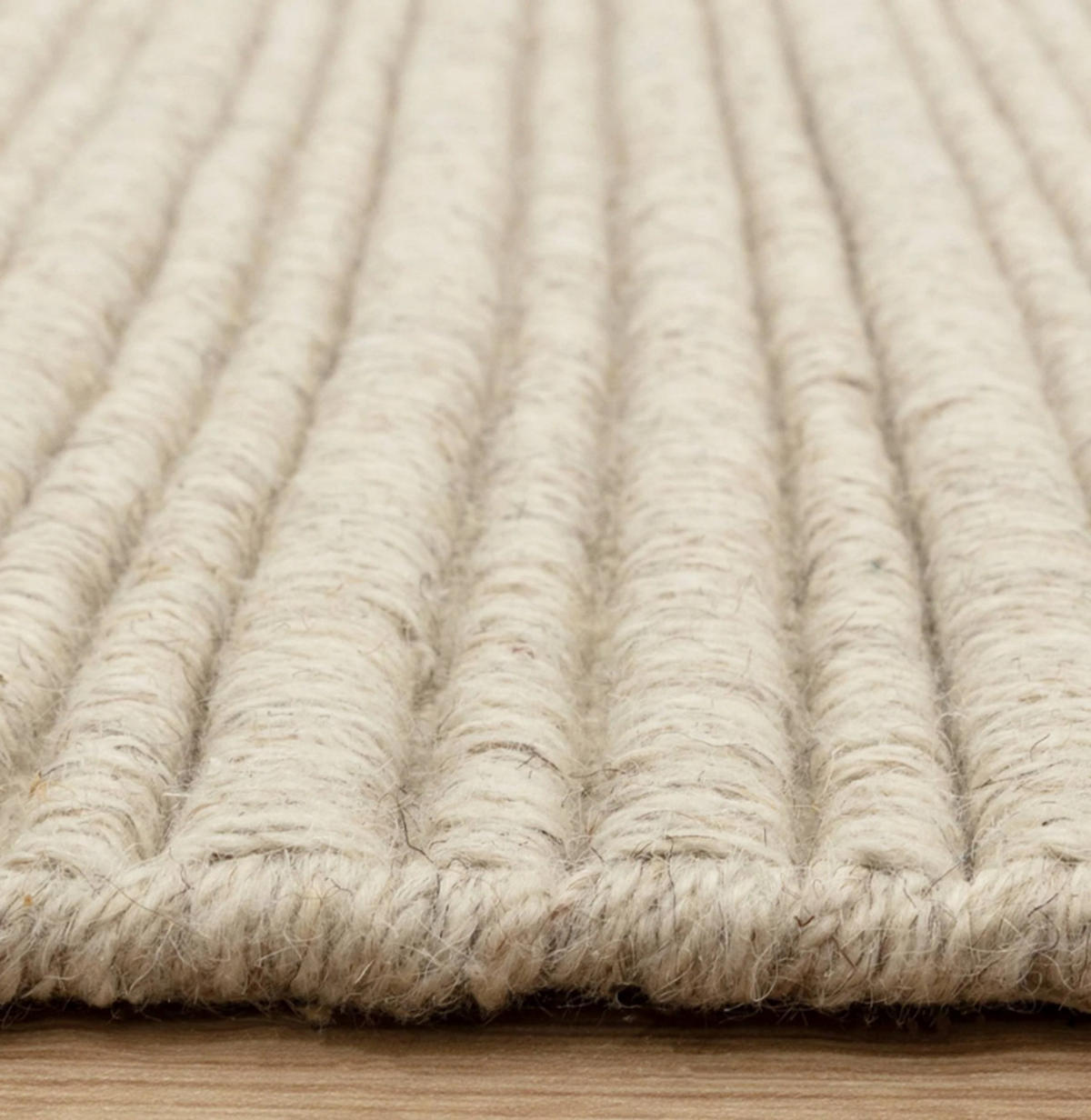 TEPPICH Wohn-/Schlafzimmer Flachgewebe TORRENTO Weiß 160x230 cm - Weiß, Naturmaterialien (160/230cm) - Novatrend