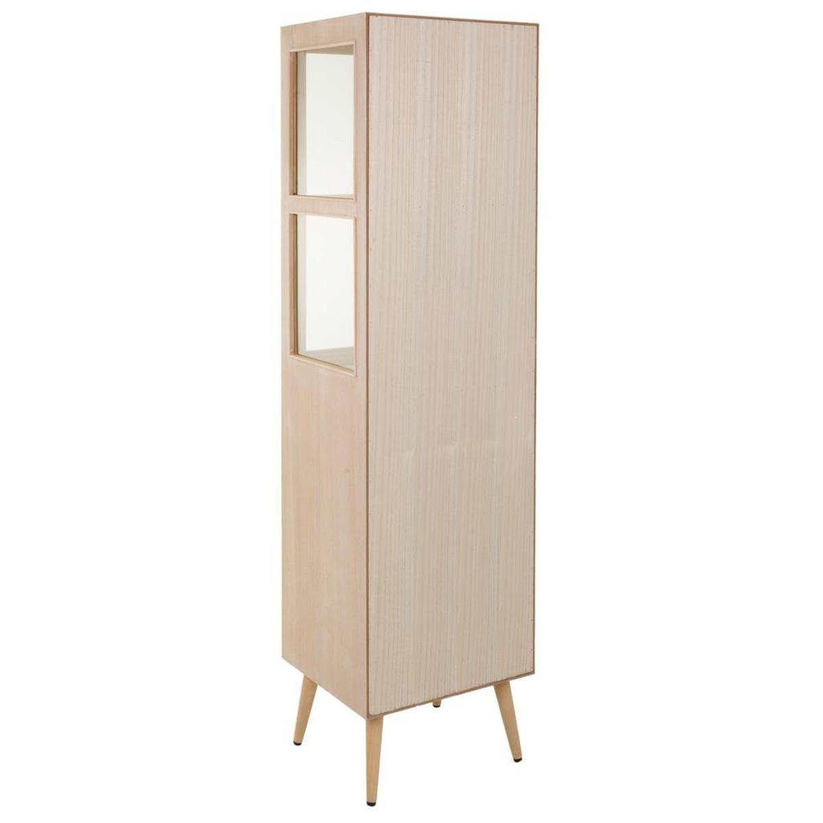 VITRINE aus Holz 47x41x174 cm - Braun, Holz (46.5/173.5/40.5cm) - Wanderlust