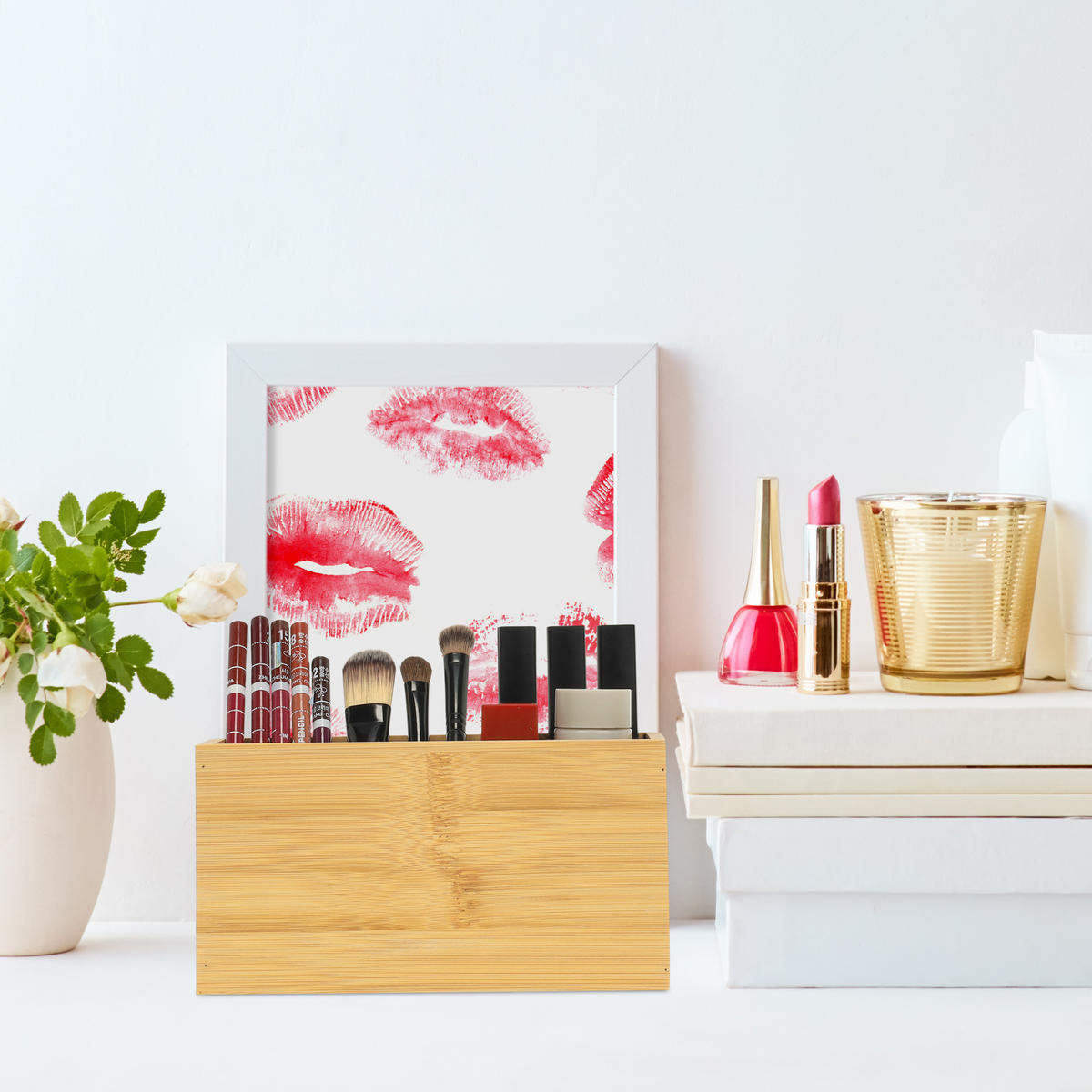 ORDNUNGSBOX - Hellbraun, Holz/Holzwerkstoff (18/9.5/9cm) - Relaxdays