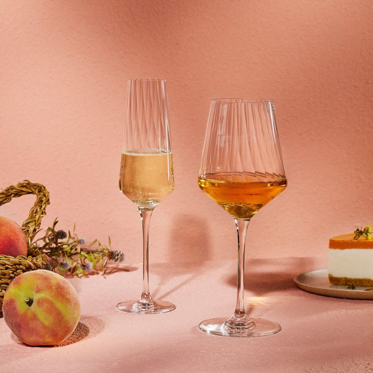 CHAMPAGNERGLAS LUMI 4er-Set 200 ml - Transparent, Glas (0.2L) - Krosno Glass