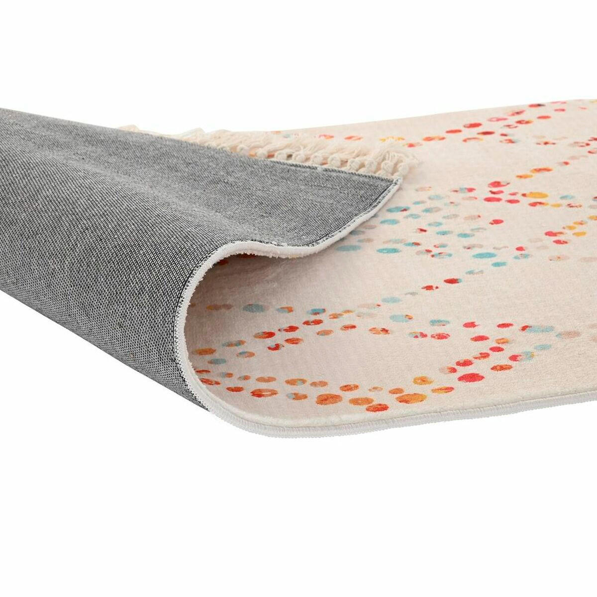 TEPPICH 60 x 240 x 0,7 cm Polyester Bunt Rhombusse - Multicolor, Kunststoff (60/240cm) - DKD Home Decor