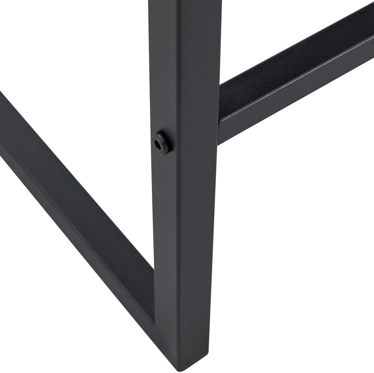 BARSTUHL 2er-Set nordisches Design 91,4 cm Metall/PU Black - Schwarz, Metall (53.3/91.4/48cm) - Meubliv