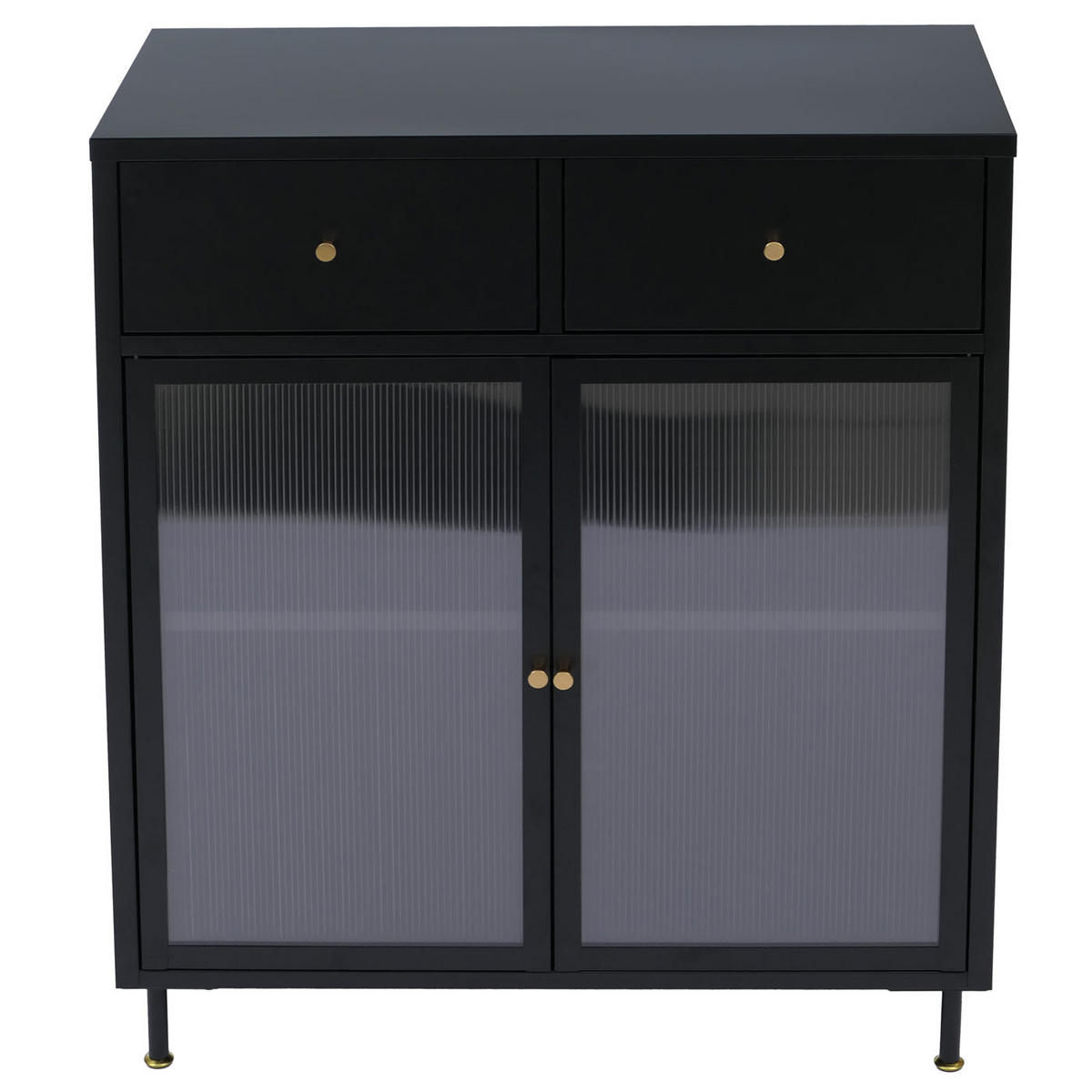 KOMODA Černá - černá, kov (80/96/40cm) - MCW