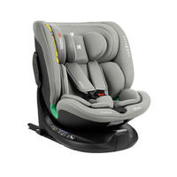 KINDERSITZ i-Tour i-Size hellgrau (40-150 cm) Gruppe 0+/1/2/3, Isofix, drehbar - Hellgrau/Grau, Kunststoff (44/56/50cm) - Kikka boo