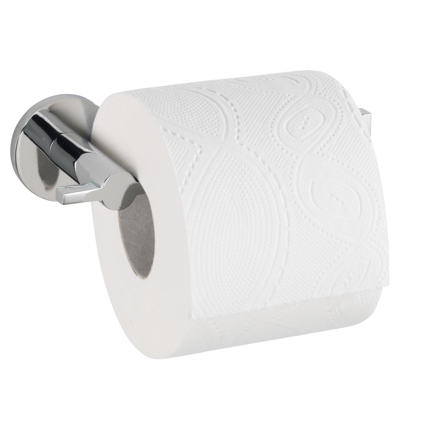 Wenko Toilettenpapierhalter Silber 15.5x5x7.5 cm