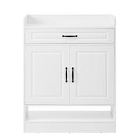 SCHUHSCHRANK Weiß 75/36/95,5 cm - Weiß, Holzwerkstoff (75/95.5/36cm) - PANGIVO