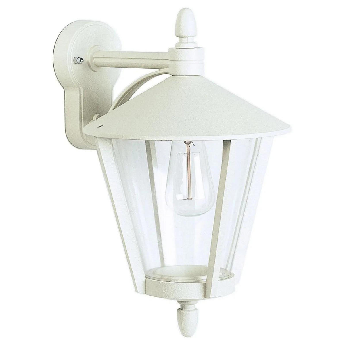 AUSSENLEUCHTE MIT BEWEGUNGSMELDER Weiß - Weiß, Metall (13/41.5/13cm) - click-licht
