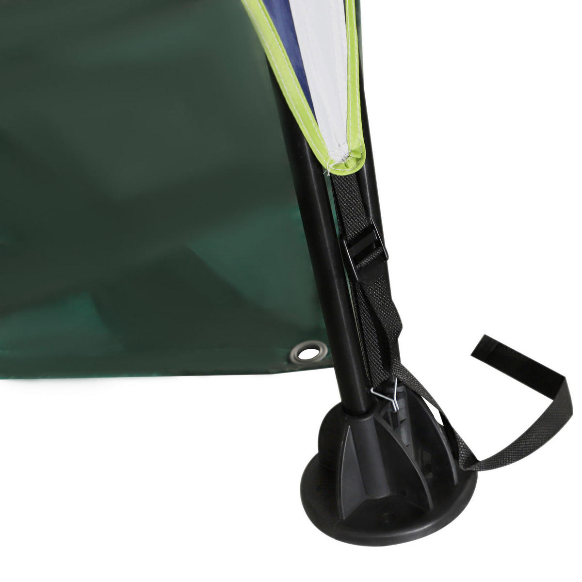 GARTENZELT Cremeweiß, Polyester, Metall - Creme, Kunststoff (400/400cm) - Outsunny
