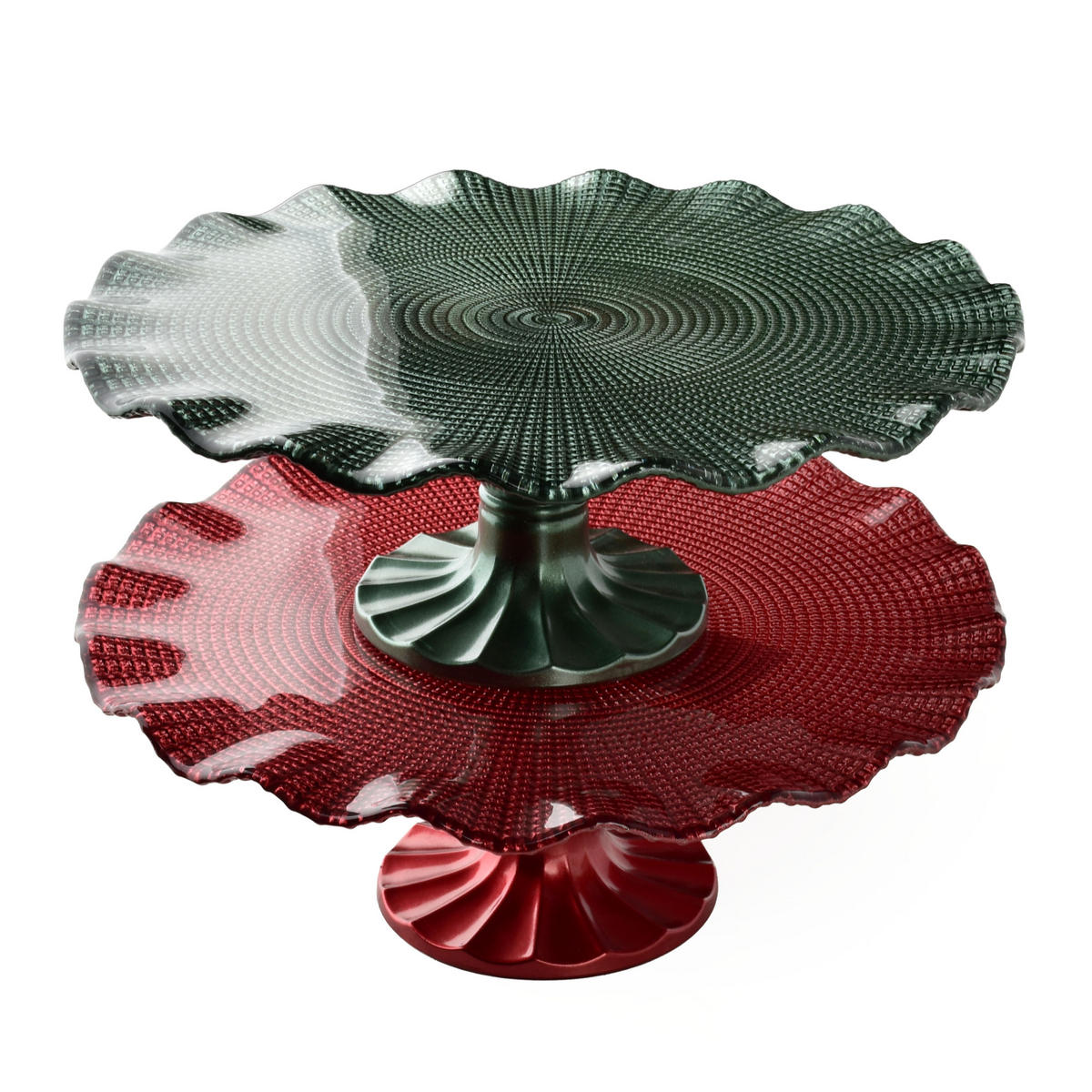 TORTENPLATTE Greenie Grün - Grün, Glas (11/29/30cm) - Mondex