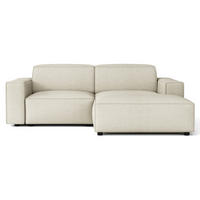 ROHOVÁ POHOVKA Sellmo 210 cm - černá/krémová, textil/plast (210/166cm) - Selsey