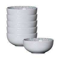 MÜSLISCHALEN Porto grau 440 ml 6er Set - Grau, Keramik (15cm) - Ritzenhoff Breker