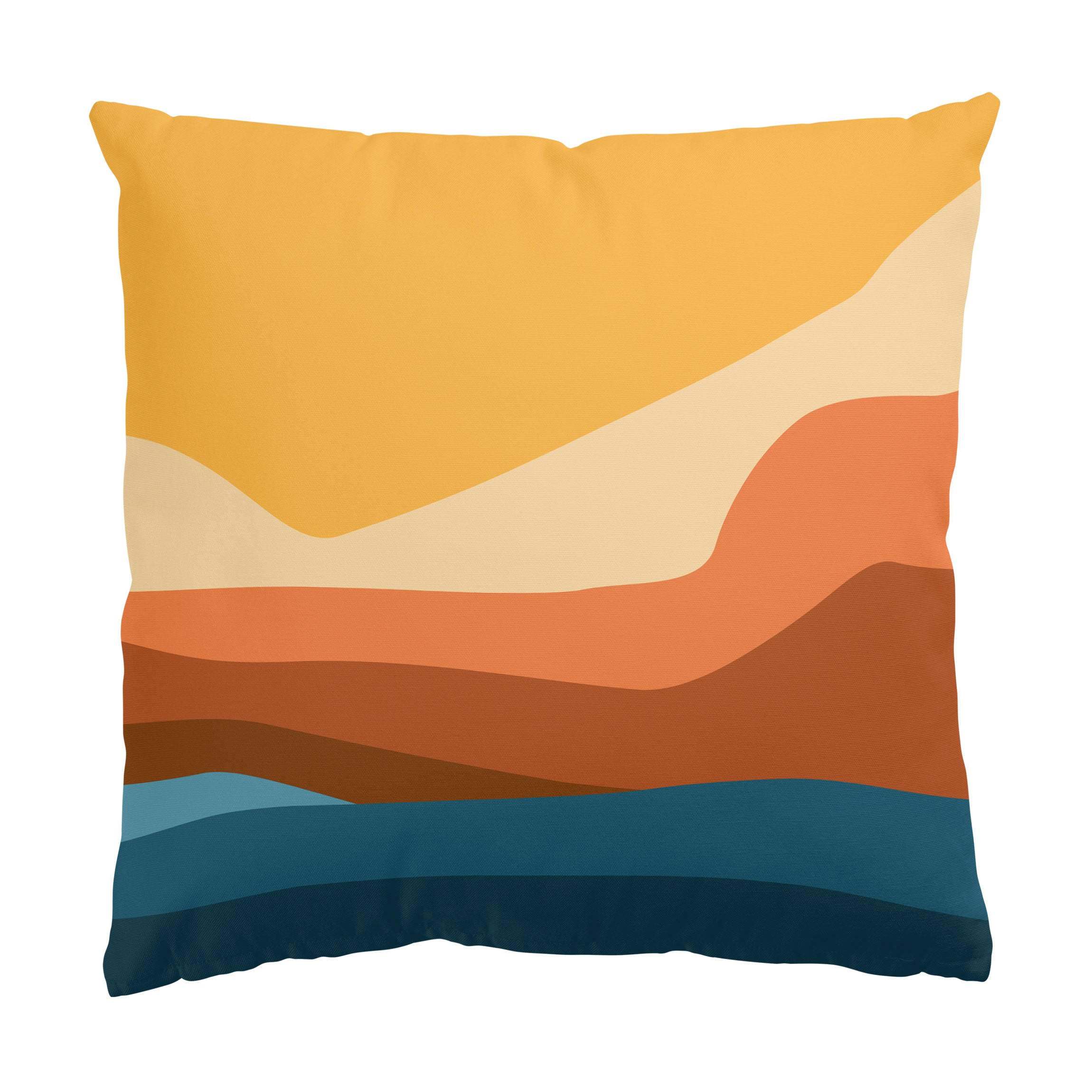 KISSENBEZUG Sonnenuntergang in der Wüste 40/40 cm - Multicolor, Textil (40/40cm) - Bilderwelten