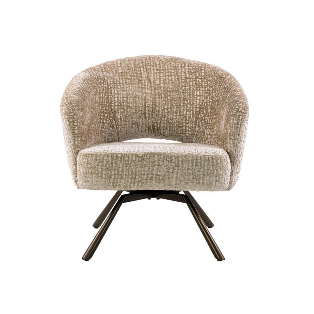 SESSEL Luno Beige 68/74/77 cm - Beige, Textil (74/77/68cm) - Hoyz Collection
