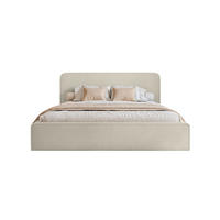 POLSTERBETT Monteli 200x200 cm, Beige - Beige, Textil (200/200cm) - Fedve