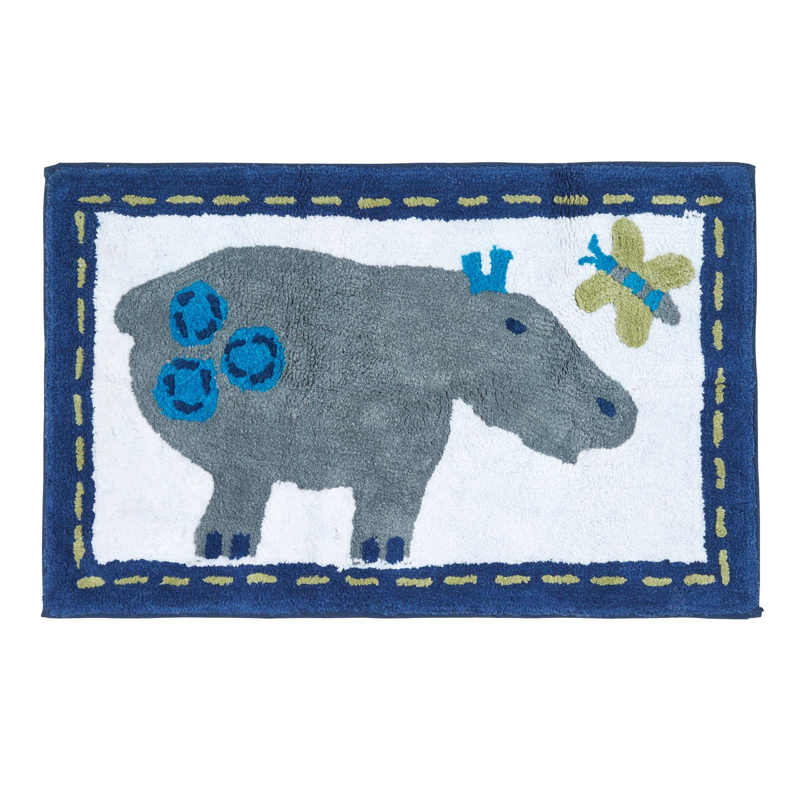 KINDERTEPPICH Hippo, Baumwolle 50/80 cm - Multicolor, Textil (50/80cm) - Homescapes