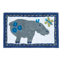 KINDERTEPPICH Hippo, Baumwolle 50/80 cm - Multicolor, Textil (50/80cm) - Homescapes