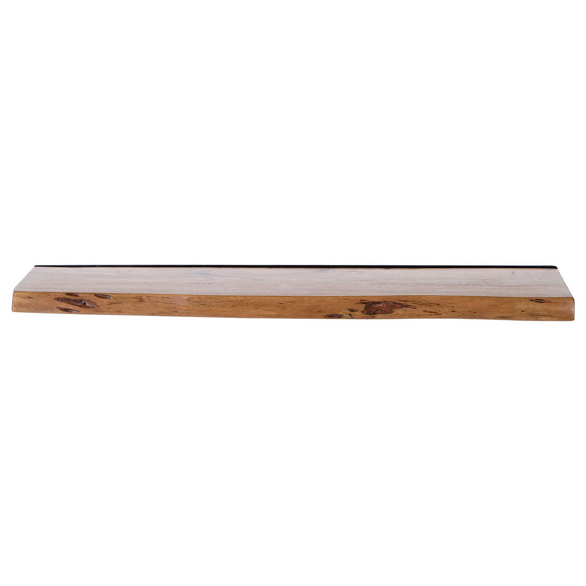 WANDBOARD - Akazie massiv - Akaziefarben, Holz (90/3.5/23cm) - home24