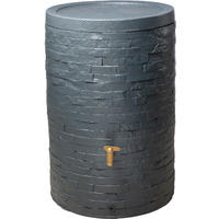 REGENTONNE 250 L, graphite grey - Grau, Kunststoff (60/93/60cm) - 4rain