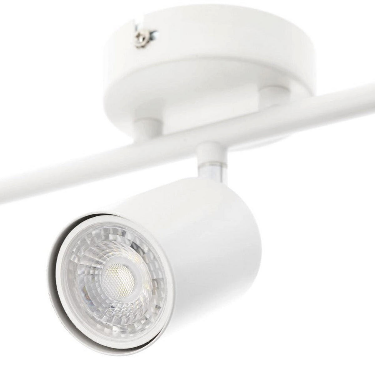 DECKENSTRAHLER BAR LICHT BUCHSE Weiß Dreifachkopf GU10 - Weiß, Metall (6/50/17cm) - CGC Europe