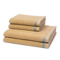 FROTTIERSET Smart 4-teilig - Braun, Textil (50/100cm) - Ross