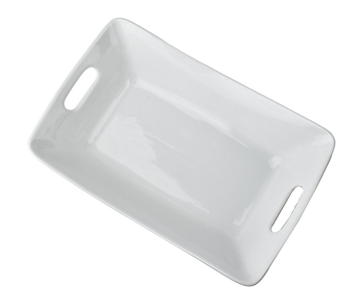 SERVIERSCHALE Basic Weiß 2/21/8 cm Keramik - Weiß, Keramik (21/8/2cm) - Mondex